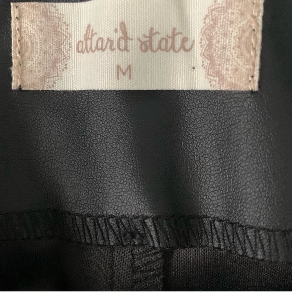 Alter’d State Vegan Faux Leather pants. Medium - Picture 7 of 8